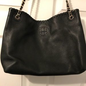 Tory Burch Black leather handbag